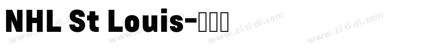NHL St Louis字体转换